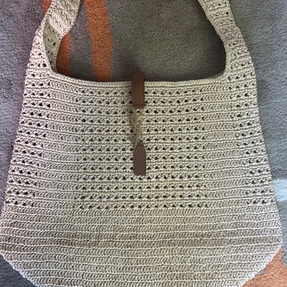 YSL LE 5 A 7 IN RAFFIA CROCHET !!! SOLD !!! - Picture 4 of 10